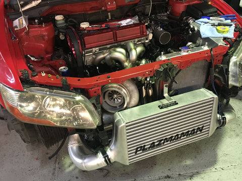 Plazmaman - Air to Air / Mitsubishi / Evo 7-9 – 100mm RACE Series Intercooler -1400hp