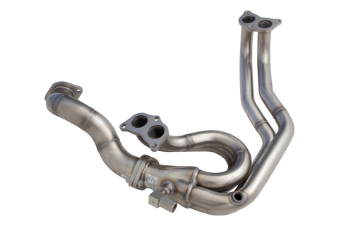 X FORCE TOYOTA 86 4U-GSE 12-21 1" 5/8 BRUSHED STAINLESS HEADER & OVER PIPE