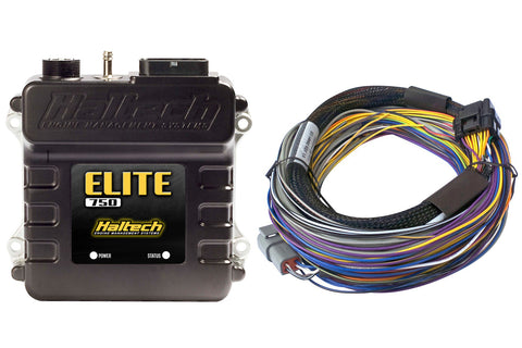 Haltech Elite 750 Ecu Computer + Basic Universal Wire-in Harness Kit