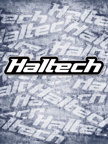 HALTECH = LOGO STICKER BLACK AND WHITE HT-300112