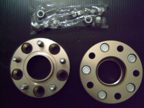 5 STUD PAIR X 114.3PCD , 25MM , BOLT ON WHEEL SPACERS