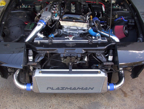 PLAZMAMAN-S13 SILVIA/180SX PRO SERIES TUBE & FIN INTERCOOLER KIT