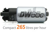 DeatschWerks DW65c Compact In tank fuel pump 265 lph - Honda \ Mazda \ Evo X