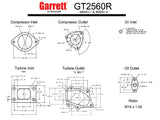 Garrett GT2871R Turbocharger (52 Trim) HKS GT-RS  Style Turbo