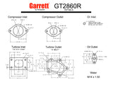 Garrett GT2860R Turbocharger (AKA GTR -5's) Skyline Turbos