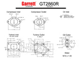 Garrett GT2860R Turbocharger (AKA GTR -7's) Skyline Turbos