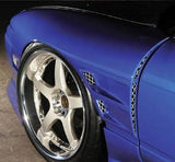 D-Max Style , Aftermarket , Front , 35-40mm Wider & Twin Vented , D1 Overfenders , 180sx