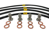 GKTECH = S13/180SX BRAIDED BRAKE LINES