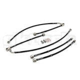 GKTECH = Z34 370Z BRAIDED BRAKE LINE SET