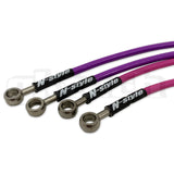 GKTECH = S13/180SX BRAIDED BRAKE LINES