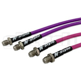 GKTECH = S13/180SX TO Z32/GTST/GTR CONVERSION BRAIDED BRAKE LINES