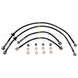 GKTECH = S13/180SX BRAIDED BRAKE LINES