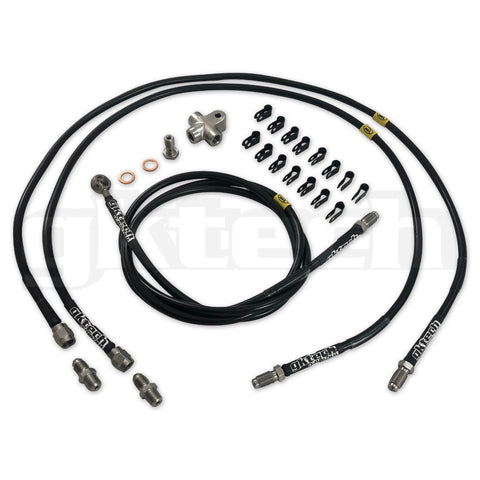 GKTECH=STAND ALONE SS BRAIDED BRAKE LINE KIT