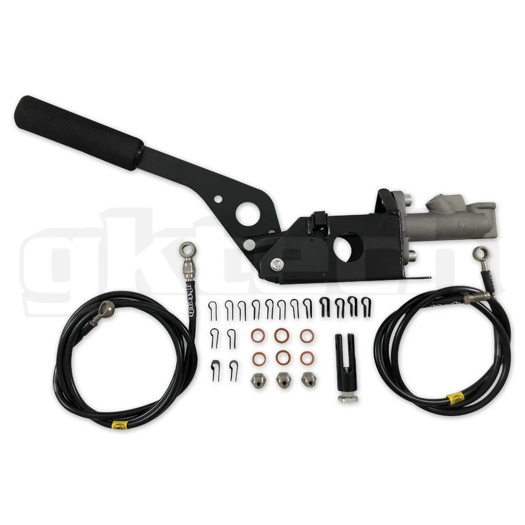 GKTECH=BUDGET HYDRAULIC HANDBRAKE ASSEMBLY AND IN-LINE BRAIDED LINE KI ...