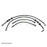 GKTECH = R32 GTS-T BRAIDED BRAKE LINE SET