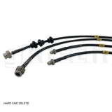 GKTECH = R32 GTS-T BRAIDED BRAKE LINE SET