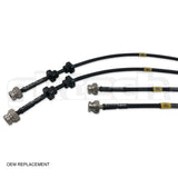 GKTECH = R32 GTS-T BRAIDED BRAKE LINE SET