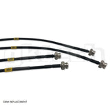 GKTECH = R32 GTS-T BRAIDED BRAKE LINE SET