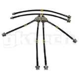 GKTECH = R33 GTS-T BRAIDED BRAKE LINES