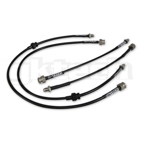 GKTECH = S13/180SX TO Z32/GTST/GTR CONVERSION BRAIDED BRAKE LINES