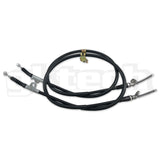 GKTECH = S CHASSIS DRUM HANDBRAKE CONVERSION CABLES (PAIR)