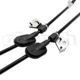 GKTECH = R32 SKYLINE HANDBRAKE CABLES (PAIR)