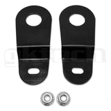 GKTECH = S14/S15 CNC MACHINED TOP RADIATOR BRACKETS - BLACK
