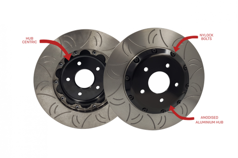 HFM 324mm R33/R34 GTR 2 piece slotted rotors (Pair)