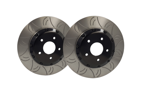 HFM.PARTS = 350Z/V35 FRONT BREMBO 2 PIECE SLOTTED ROTORS (SOLD AS A PAIR)