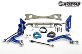 WISEFAB=Nissan S13 Front V2 Drift Angle Lock Kit with Rack Relocation