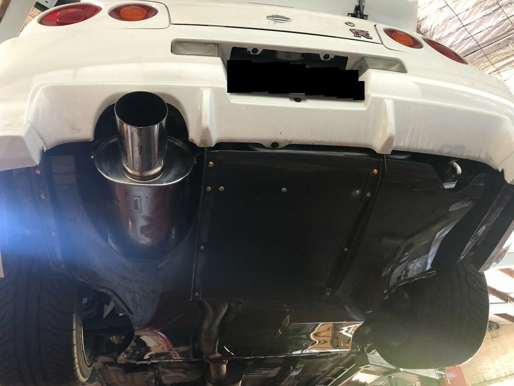 Diffuser On A Gt R R34 Skyline R34 GTR V spec II carbon fibre rear diffuser – Drift Racing ...