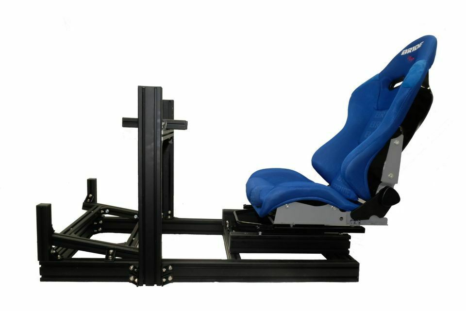 Heavy Duty Aluminium Racing Simulation Rig - Frame only Black – Drift ...