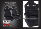 R34 GTR Vspec II Series 2 style Reclinable seats ADR approved