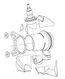 GKTECH = V2 SUPER LOCK R32/R33/R34/Z32 FRONT KNUCKLES