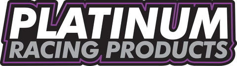 PLATINUM RACING PRODUCTS=PRP STICKER (BLACK AND PURPLE)