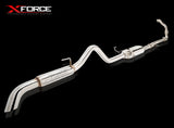 X Force 3" Turbo Back Exhaust Hi-Flow Cat Nissan Navara D40 STX Auto 2011-2015